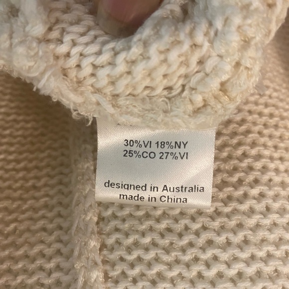 NWOT | Zulu & Zephyr | Awoken Knit Romper| Wrap Playsuit | Cream | S - Picture 11 of 13